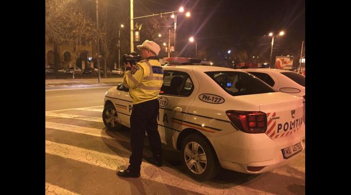 Actiune a Politiei Rutiere, pe Bulevardul Independentei pentru combaterea excesului de viteza