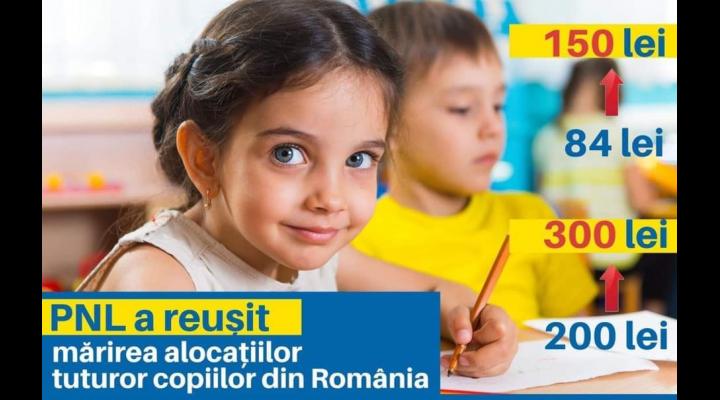 Iulian Dumitrescu: PNL a dublat alocația copiilor!!!
