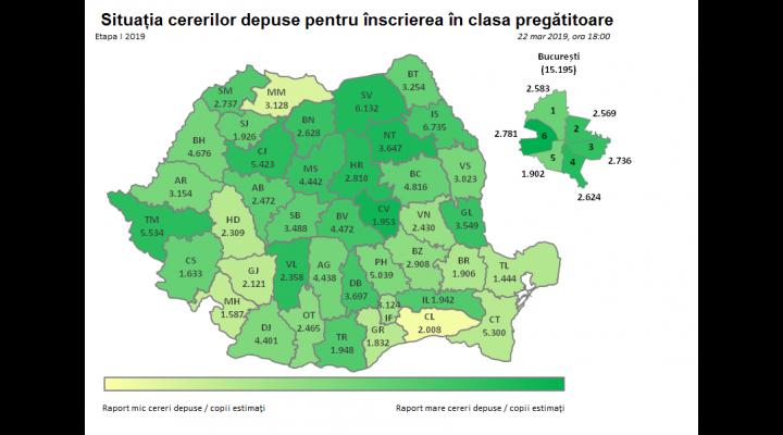 Peste 5000 de cereri depuse în prima etapă din calendarul de înscriere în învățământul primar pentru anul școlar 2019-2020, în Prahova