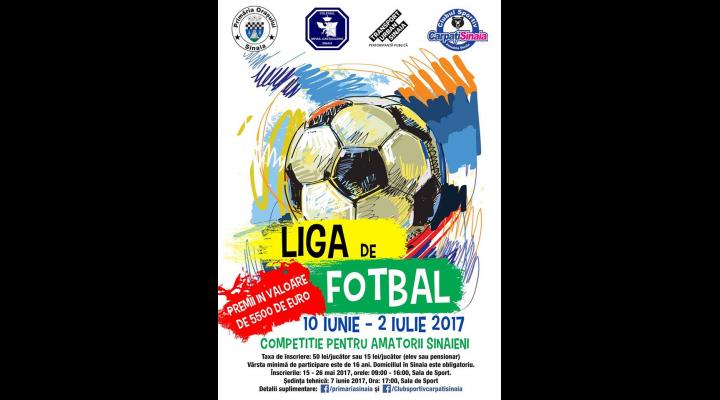 Începe  "Liga de Fotbal" pentru amatori de la Sinaia