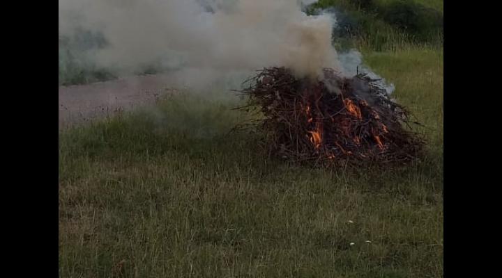 Incendii de vegetatie uscata in Prahova. Cum sunt sanctionati cei care nu respecta legea cand utilizezaza focul deschis pentru curățarea terenurilor