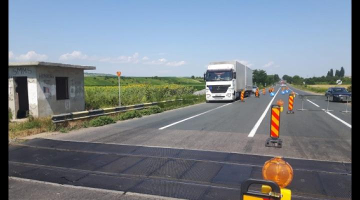 Trafic restricționat pe DN1A  în comuna Măgurele
