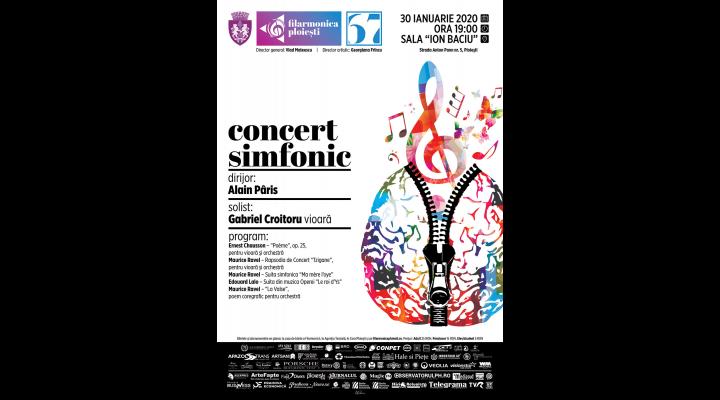 Concert simfonic sub bagheta dirijorului francez Alain Pâris la Filarmonică