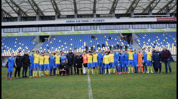 Amical "de gală" pe arena "Ilie Oană" pentru echipele "U19" ale CSM Ploiești și FC Petrolul Ploiești
