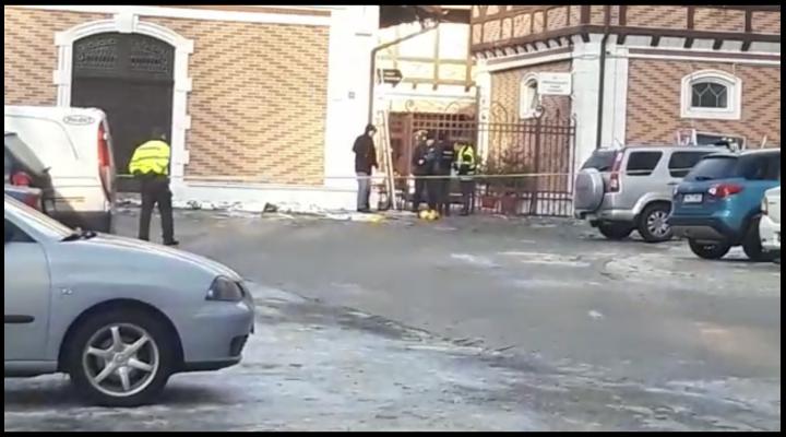 VIDEO: Explozie la un bancomat din Sinaia, in aceasta dimineata! Politia cauta autorii!