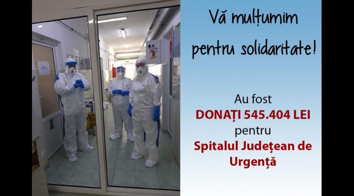 Lista firmelor și persoanelor care au făcut donații Spitalului Județean de Urgență Ploiești