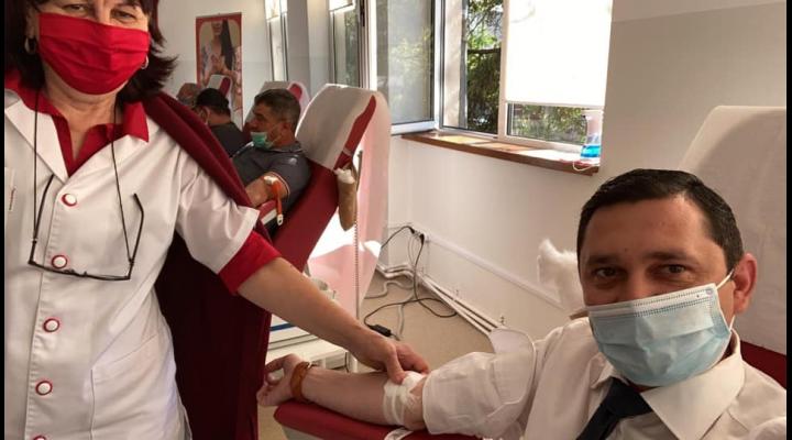  Președintele Consiliului Județean Prahova a donat sânge