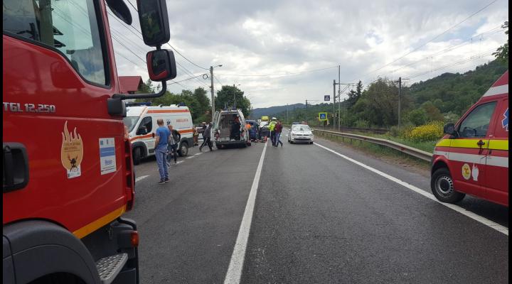 Două persoane au fost rănite în urma unui accident produs pe DN1, în Câmpina