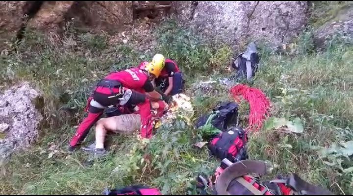 UPDATE Un tânăr din București a căzut pe  Valea Seacă a Crucii