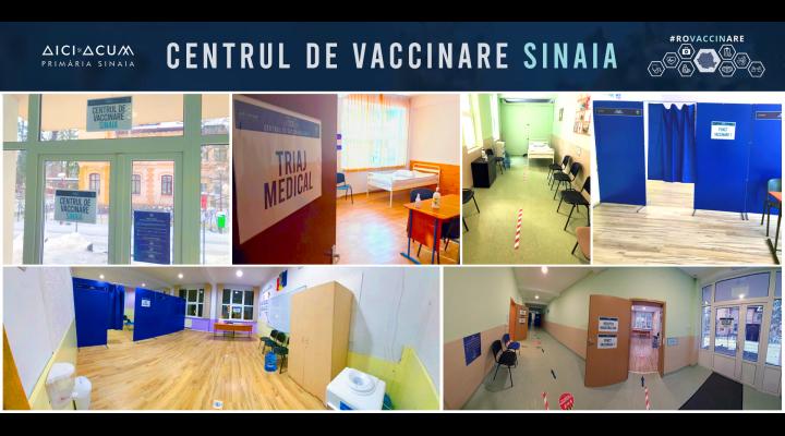 Centrul de vaccinare din Sinaia devine operațional/Alte fluxuri, deschise în Ploiești la Școala Nicoale Bălcescu