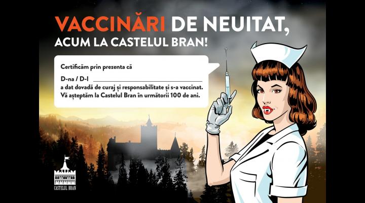Castelul Bran va găzdui un maraton special de vaccinare, timp de o lună, în perioada weekend-urilor