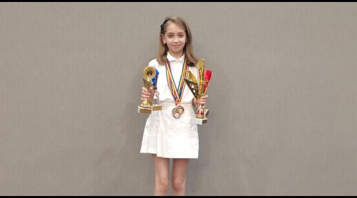 Antonia Radu, 4 medalii obţinute la Campionatele Naţionale de Şah pentru Copii