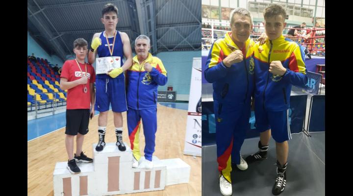 Boxerul ploieștean Valentin Bîrzan, medaliat cu aur la Cupa României pentru Juniori