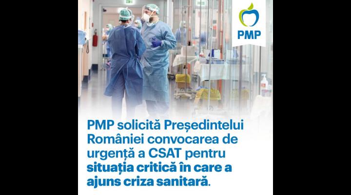 Partidul Mișcarea Populară solicită Președintelui României convocarea de urgență a CSAT 