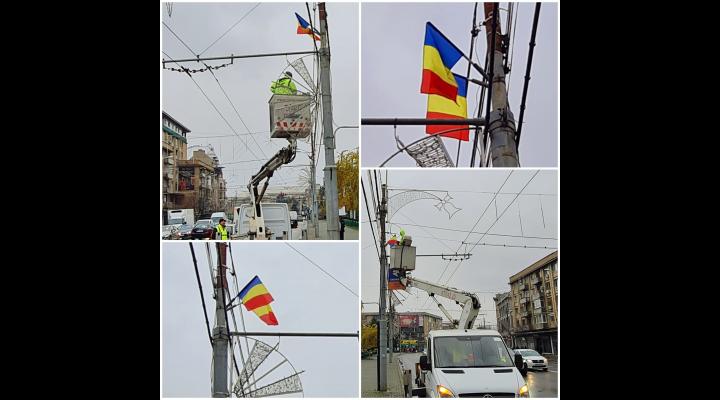 Se apropie 1 Decembrie/În Ploiești sunt înlocuite steagurile