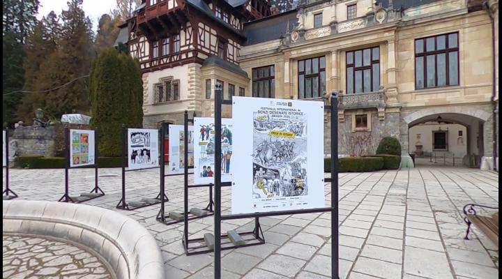 Expoziție inedită la Peleș: ,,Casa Regală a României în benzi desenate”/Prima bandă desenată în care a apărut un Rege al României