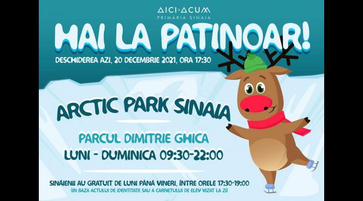 Patinoarul din Sinaia a fost deschis