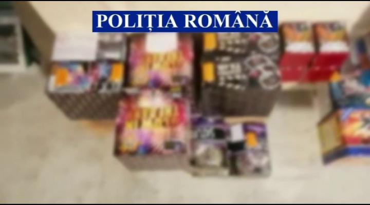 200 kilograme de articole pirotehnice, confiscate de polițiștii prahoveni