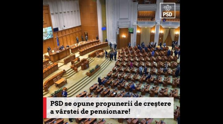 Bogdan Toader: Partidul Social Democrat se opune propunerii de creștere a vârstei de pensionare!