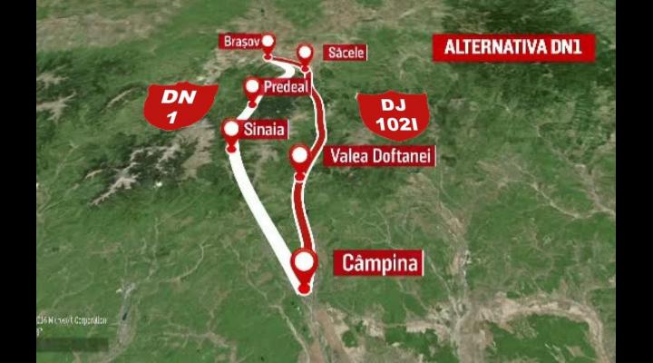 Ministerul Dezvoltării va moderniza o rută alternativă de transport între București și Brașov, prin Valea Doftanei