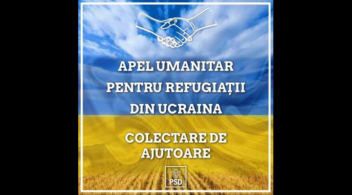 PSD Prahova adună, începând de luni, ajutoare pentru refugiații din Ucraina