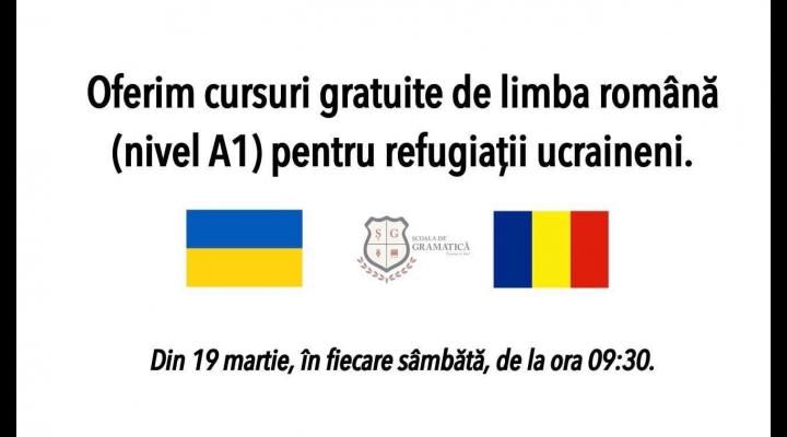 Cursuri gratuite online de limba romana pentru refugiatii ucraineni