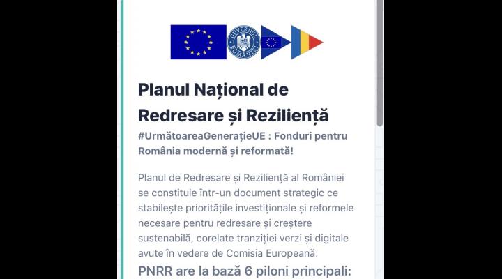 PNRR: A fost lansată platforma pentru depunerea  proiectelor de investiții