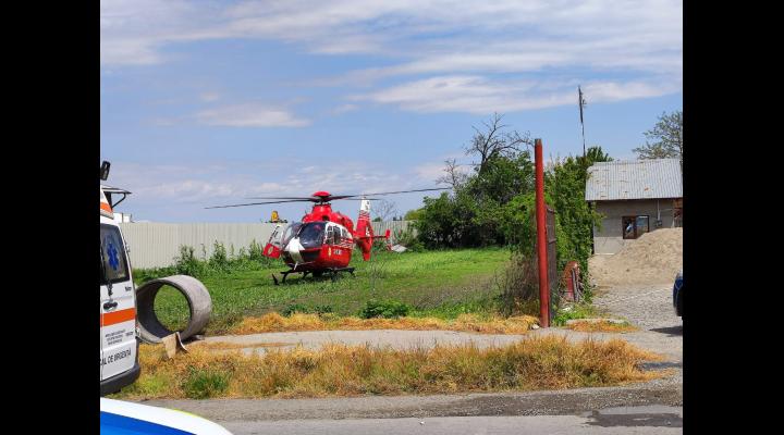 UPDATE Elicopterul SMURD intervine în urma unui accident produs în Zalhana