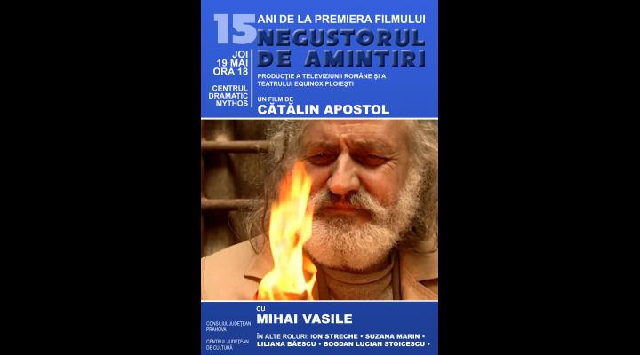 Filmul „NEGUSTORUL DE AMINTIRI” va putea fi văzut în Ploiești/Intrarea este liberă