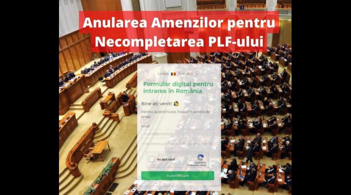 Bogdan Toader, deputat PSD: Toate amenzile aplicate pentru necompletarea formularului digital de intrare în România (PLF) sunt anulate oficial prin lege