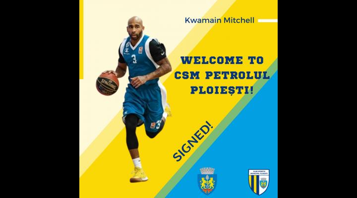 Conducător de joc american pentru CSM Petrolul Ploieşti: campionul Elveţiei, Kwamain Mitchell!