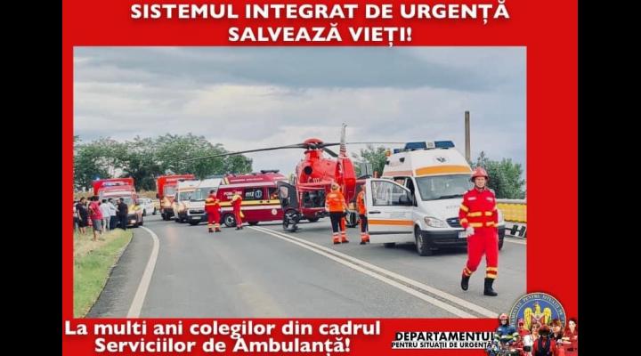 Mesajul șefului DSU, Raed Arafat, cu ocazia celebrării Zilei Naționale a Ambulanței