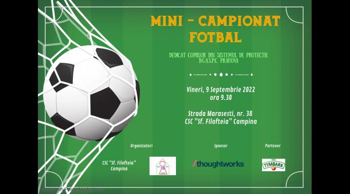 Mini-Campionat de fotbal pentru tinerii din sistemul de protecție