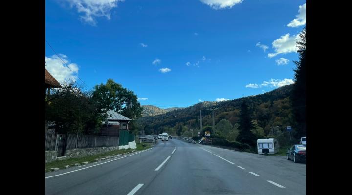 Se prelungesc restricțiile de circulație pe DN1 în zona localității Sinaia