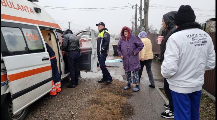 Pieton, accidentat grav pe trecere la Valea Călugărească, pe DN 1B/Bărbatul a decedat-VIDEO