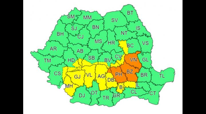 Vremea ”a schimbat foaia”/Cod portocaliu, valabil și în Prahova