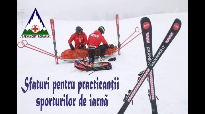 Salvamont Romania: sfaturi pentru practicantii sporturilor de iarna