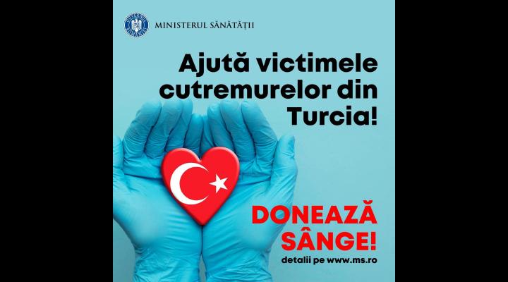 Program prelungit la Centrul de Transfuzie Sanguina Ploiesti pentru victimele cutremurelor din Turcia