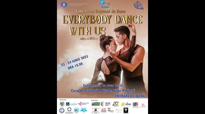Concursul Național de Dans “EVERYBODY DANCE WITH US” a ajuns la ediția a XVIII – a