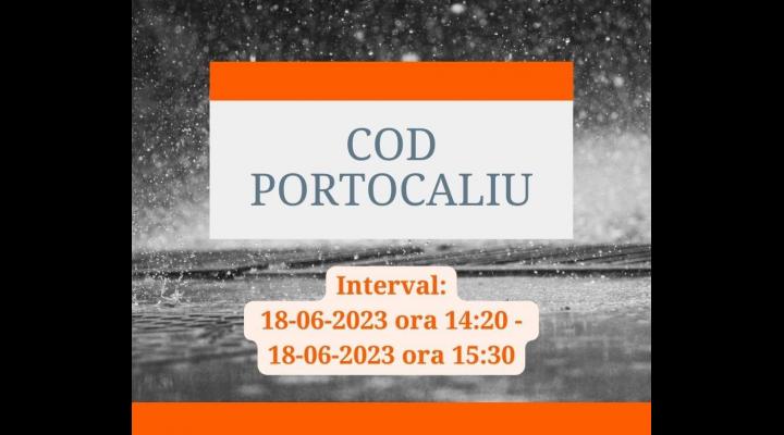 RO Alert in Prahova: COD PORTOCALIU METEO/Lista localitatilor vizate