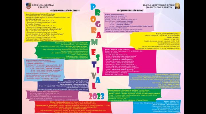 Program estival în muzeele din Prahova/ Ce activități au fost pregătite