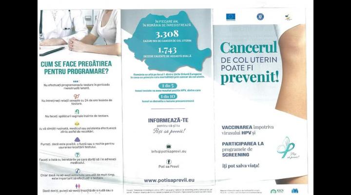 La Florești, program de prevenție, depistare, diagnostic și tratament al cancerului de col uterin 