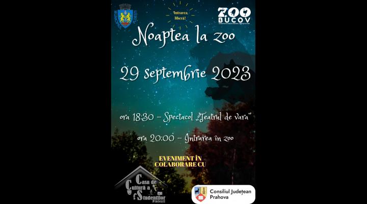 Noaptea la ZOO, pe 29 septembrie, la ZOO Bucov