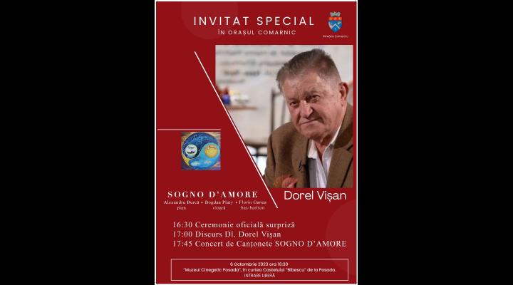 Dorel Vișan, prezent la un eveniment cultural organizat în Comarnic