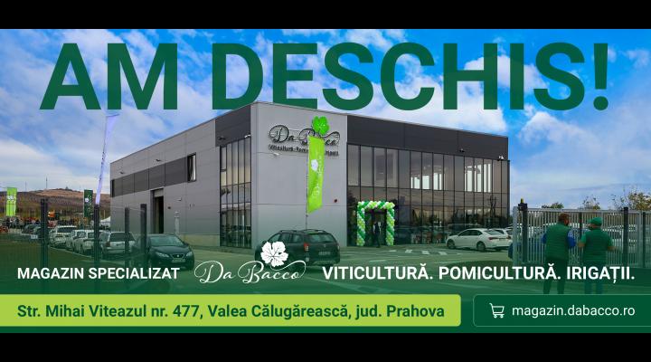 Da Bacco a deschis în Valea Călugărească noul Magazin dedicat viticultorilor si pomicultorilor!