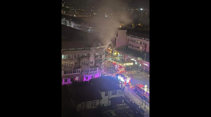 Incendiu produs intr-un apartament din Campina 