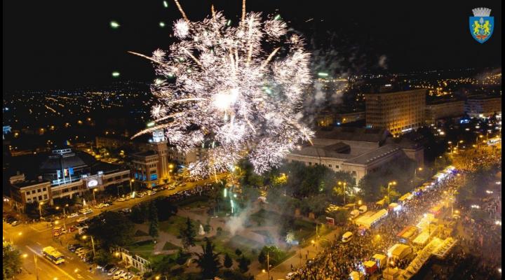 Spectacol de artificii in noaptea de Revelion, în Ploiești 