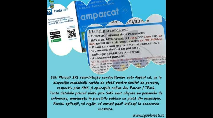 Cum poți plăti locul de parcare în Ploiești, din parcările publice 