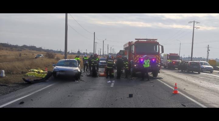 Accident grav pe DN 1, intersectia cu Floresti-UPDATE