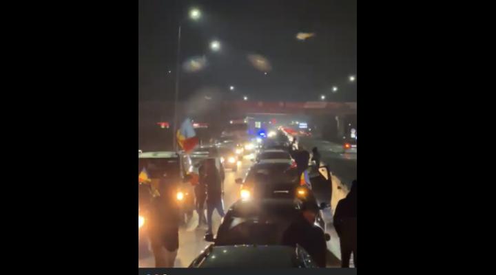 Protest pe centura de Vest a Ploieștiului - IMAGINI